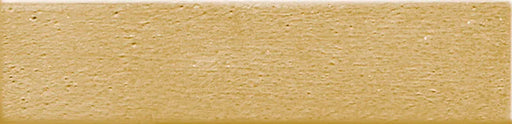 Dettaglio piastrella da rivestimento in gres porcellanato effetto materico e effetto mattoncino 4,5x18,6 cm, della collezione Koinè, colore Ocra, di Ceramica Settecento