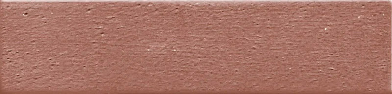 Dettaglio piastrella da rivestimento in gres porcellanato effetto materico e effetto mattoncino 4,5x18,6 cm, della collezione Koinè, colore Ossido, di Ceramica Settecento