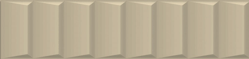 Dettaglio piastrella per rivestimento in gres porcellanato effetto mattoncino Opaco 6x25 cm della collezione Volume, colore Ladder Ivory di Ceramica Rondine