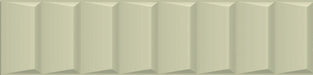 Dettaglio piastrella per rivestimento in gres porcellanato effetto mattoncino Opaco 6x25 cm della collezione Volume, colore Ladder Sage di Ceramica Rondine