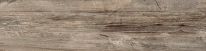 Piastrella per pavimento e rivestimento in gres porcellanato effetto legno rustico della collezione Living di Ceramica Rondine, formato 15x61 cm, colore Cenere