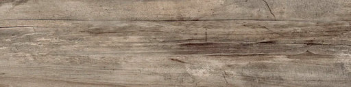 Piastrella per pavimento e rivestimento in gres porcellanato effetto legno rustico della collezione Living di Ceramica Rondine, formato 15x61 cm, colore Cenere