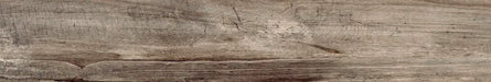Piastrella per pavimento e rivestimento in gres porcellanato effetto legno rustico della collezione Living di Ceramica Rondine, formato 7.5x45 cm, colore Cenere