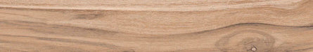 Piastrella per pavimento e rivestimento in gres porcellanato effetto legno rustico della collezione Living di Ceramica Rondine, formato 7.5x45 cm, colore Marrone