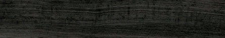 Piastrella per pavimento e rivestimento in gres porcellanato effetto legno rustico della collezione Living di Ceramica Rondine, formato 7.5x45 cm, colore Nero