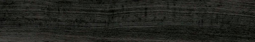 Piastrella per pavimento e rivestimento in gres porcellanato effetto legno rustico della collezione Living di Ceramica Rondine, formato 7.5x45 cm, colore Nero