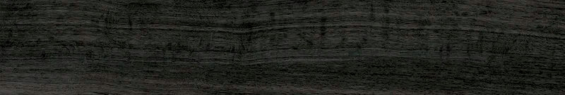 Piastrella per pavimento e rivestimento in gres porcellanato effetto legno rustico della collezione Living di Ceramica Rondine, formato 7.5x45 cm, colore Nero