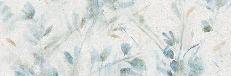 Rivestimento ceramico 33x100 cm della collezione Ludostone, colore Oasi Sky di Ceramica Rondine.