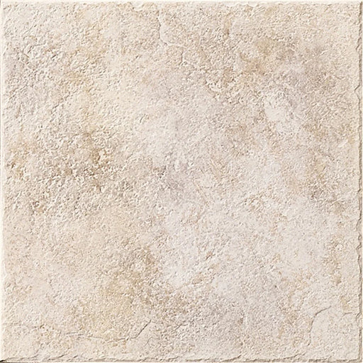 Dettaglio piastrella per pavimento in gres porcellanato effetto cotto della collezione Lathemar di Alfalux, formato 30x30 cm, colore Bianco