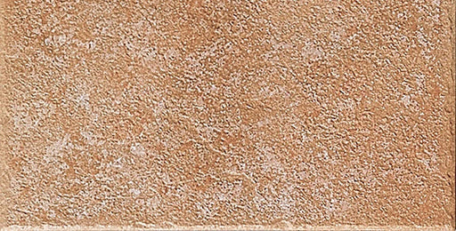 Dettaglio piastrella per pavimento in gres porcellanato effetto cotto della collezione Lathemar di Alfalux, formato 15x30 cm, colore Cotto