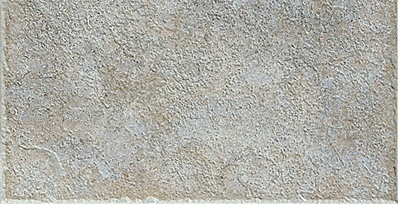 Dettaglio piastrella per pavimento in gres porcellanato effetto cotto della collezione Lathemar di Alfalux, formato 15x30 cm, colore Grigio