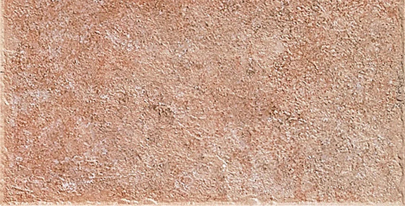 Dettaglio piastrella per pavimento in gres porcellanato effetto cotto della collezione Lathemar di Alfalux, formato 15x30 cm, colore Rosa