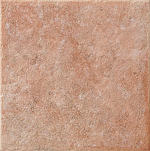 Dettaglio piastrella per pavimento in gres porcellanato effetto cotto della collezione Lathemar di Alfalux, formato 30x30 cm, colore Sabbia