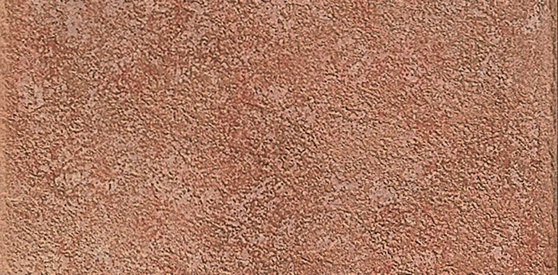 Dettaglio piastrella per pavimento in gres porcellanato effetto cotto della collezione Lathemar di Alfalux, formato 15x30 cm, colore Terra