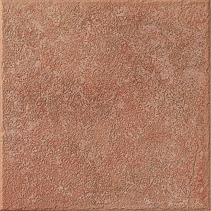 Dettaglio piastrella per pavimento in gres porcellanato effetto cotto della collezione Lathemar di Alfalux, formato 30x30 cm, colore Terra
