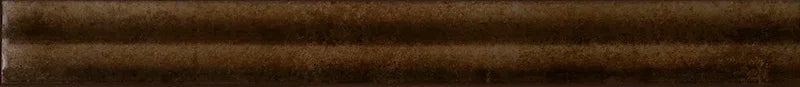 Piastrella per rivestimento interno in gres porcellanato effetto mattoncino 3d lucido della collezione Life di Ceramica Rondine, formato 4.8x45 cm, colore Chocolate