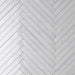 Rivestimento interno in gres porcellanato effetto mattoncino lucido posato a spina di pesce, collezione Life di Ceramica Rondine, formato 4.8x45 cm, colore White