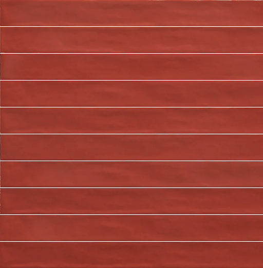 Piastrella ceramica pasta bianca Linea Terracotta Matt 5x50 Eccentrico, effetto mattoncino opaco.