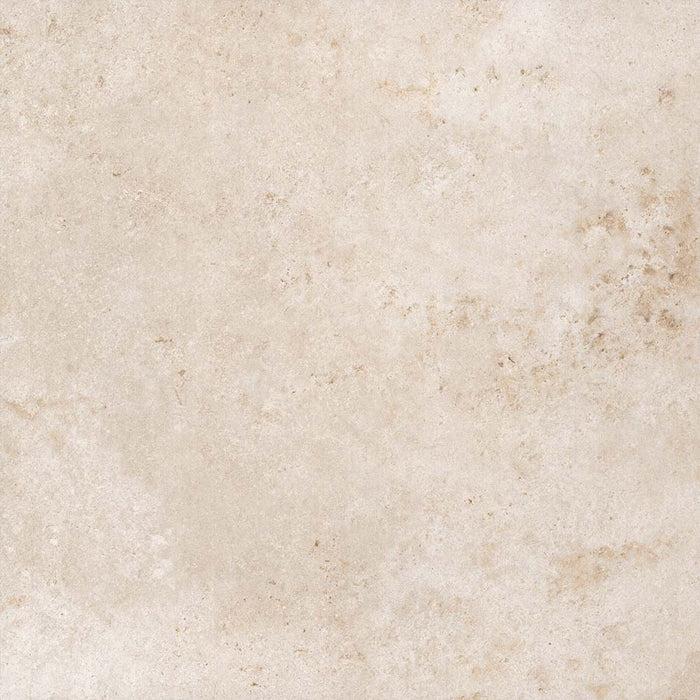 Dettaglio piastrella in gres porcellanato effetto cemento anticato. Collezione Lucania di Idea Ceramica, Colore Fardella Beige Formato quadrato 60x60