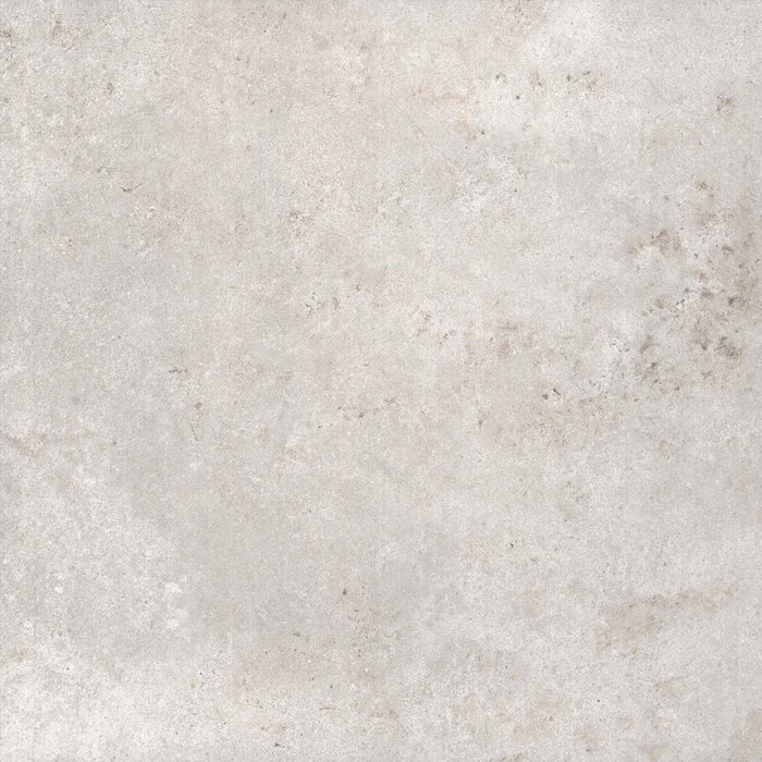 Dettaglio piastrella in gres porcellanato effetto cemento anticato. Collezione Lucania di Idea Ceramica, Colore Policoro Grigio Formato quadrato 60x60