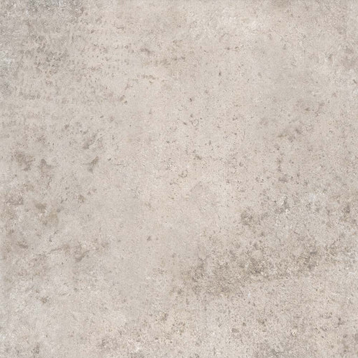 dettaglio piastrella in gres porcellanato effetto cemento anticato. Collezione Lucania di Idea Ceramica, Colore policoro Grigio Formato quadrato 60x60 per esterni R11