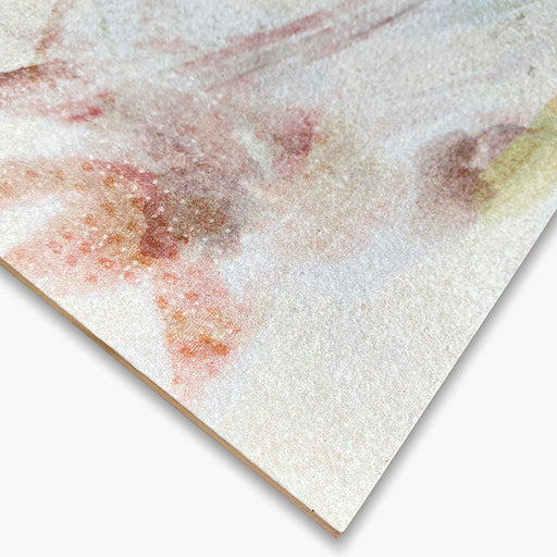 foto dettaglio Rivestimento ceramico 33x100 cm della collezione Ludostone, colore Oasi Coral di Ceramica Rondine.