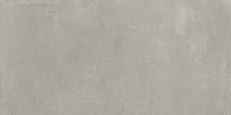 Dettaglio piastrella da pavimento e rivestimento in gres porcellanato effetto cemento industriale della collezione Make di Gardenia Orchidea, formato 40x80, colore Ash