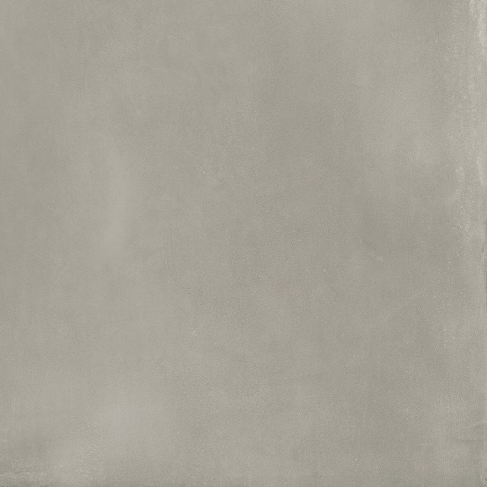 Dettaglio piastrella da pavimento e rivestimento in gres porcellanato effetto cemento industriale della collezione Make di Gardenia Orchidea, formato 60x60, colore Ash