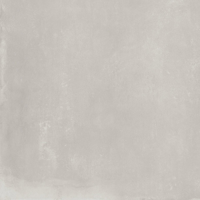 Dettaglio piastrella da pavimento e rivestimento in gres porcellanato effetto cemento industriale della collezione Make di Gardenia Orchidea, formato 60x60, colore Avorio