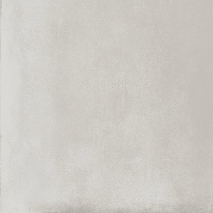 Dettaglio piastrella da pavimento e rivestimento in gres porcellanato effetto cemento industriale della collezione Make di Gardenia Orchidea, formato 60x60, colore Avorio