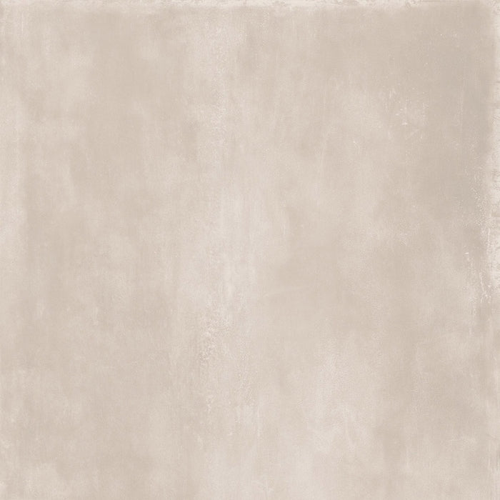 Dettaglio piastrella da pavimento e rivestimento in gres porcellanato effetto cemento industriale della collezione Make di Gardenia Orchidea, formato 100x100, colore Corda