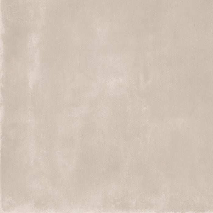 Dettaglio piastrella da pavimento e rivestimento esterno in gres porcellanato effetto cemento industriale della collezione Make di Gardenia Orchidea, formato 80x80 R11, colore Corda