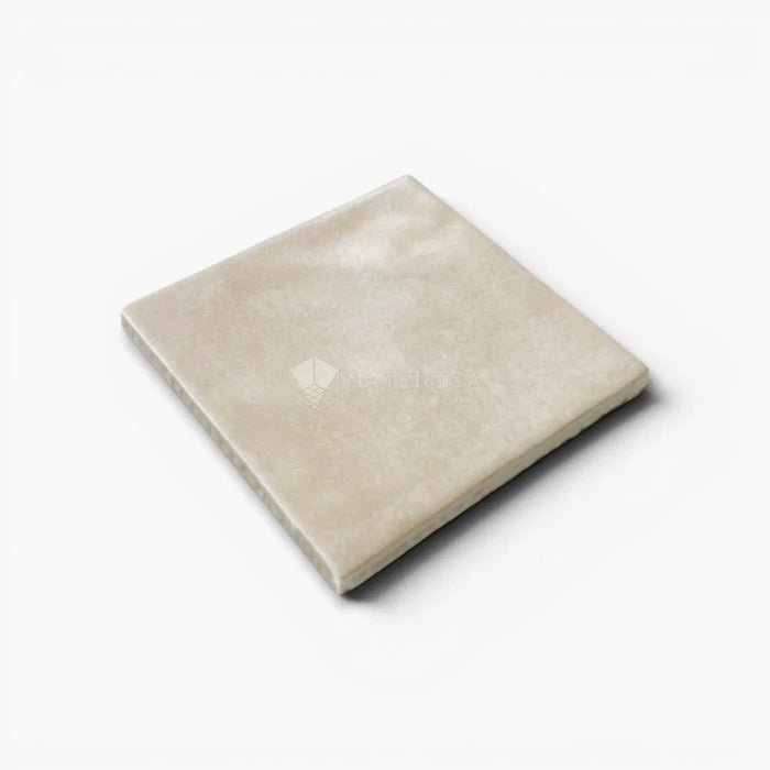 Foto piastrella per rivestimento in gres porcellanato effetto mattoncino opaco 10x10 cm della collezione Marrakech, colore Ivory di Ceramica Rondine