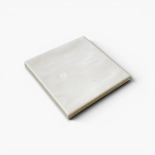 Foto piastrella per rivestimento in gres porcellanato effetto mattoncino Opaco 10x10 cm della collezione Marrakech, colore Total White di Ceramica Rondine