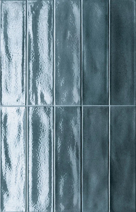 Dettaglio Piastrella da rivestimento in gres porcellanato serie Multiforme 1741 di Marca Corona, effetto mattoncino lucido, formato 7.5x30 cm, Colore Agata