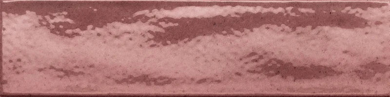 Dettaglio Piastrella da rivestimento in gres porcellanato serie Multiforme 1741 di Marca Corona, effetto mattoncino lucido, formato 7.5x30 cm, Colore Ametista