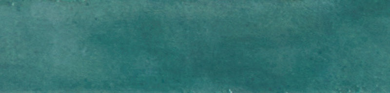 Dettaglio piastrella per rivestimento in gres porcellanato effetto mattoncino lucido 6x25 cm della collezione Mojave, colore Sea Water di Ceramica Rondine