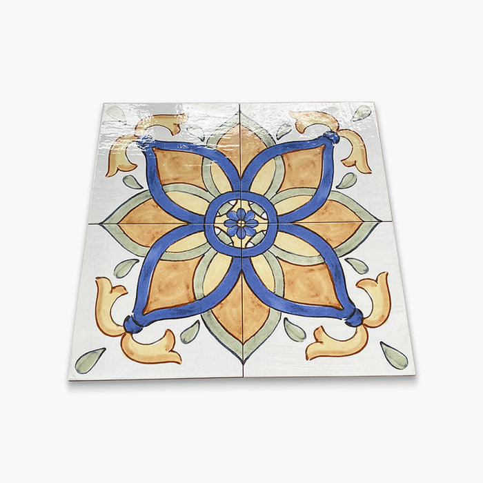 Foto piastrella in gres porcellanato maioliche del golfo Nisida di ceramiche savoia italia