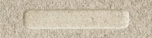 Dettaglio Piastrella da rivestimento in gres porcellanato serie Miniature Fornace di Marca Corona, effetto mattoncino rigato materico e strutturato, formato 6x24, Colore Formella Argilla Naurale