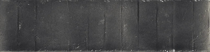 Dettaglio piastrella da rivestimento in gres porcellanato effetto matoncino 7,4x30 cm, della collezione Matter, colore Grey Blue Stick, di Ceramica Settecento