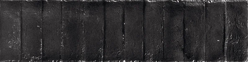 Dettaglio piastrella da rivestimento in gres porcellanato effetto matoncino 7,4x30 cm, della collezione Matter, colore Leather Stick, di Ceramica Settecento