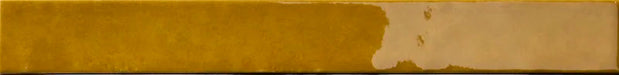 Dettaglio Piastrella da rivestimento in gres porcellanato serie Milano70 di 41zero42, effetto mattoncino lucido, formato 4x31 cm, Colore Gold