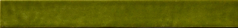 Dettaglio Piastrella da rivestimento in gres porcellanato serie Milano70 di 41zero42, effetto mattoncino lucido, formato 4x31 cm, Colore Olive