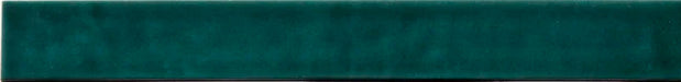 Dettaglio Piastrella da rivestimento in gres porcellanato serie Milano70 di 41zero42, effetto mattoncino lucido, formato 4x31 cm, Colore Peacock