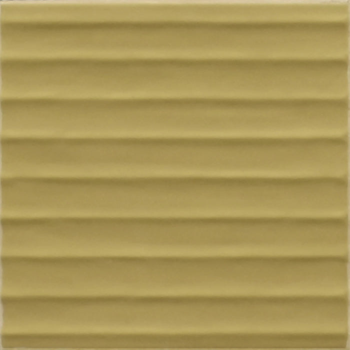 Minimale della collezione Flow nella colorazione Mustard Wave Matt di Keradom.