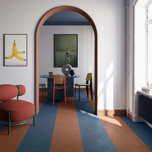 Piastrella gres Multiforma Terracotta 45x90 cm Eccentrico, effetto resina opaco.