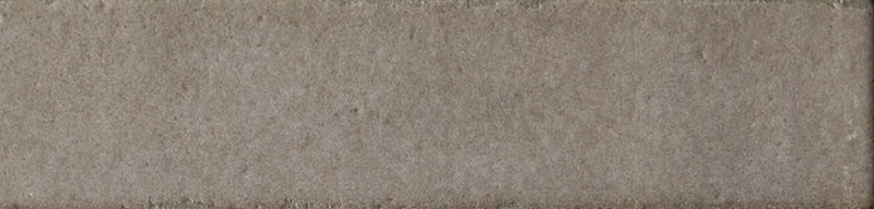 Dettaglio piastrella con rivestimento in gres porcellanato effetto mattoncino lucido 6x25 cm della collezione Noho, colore Taupe di Ceramica Rondine