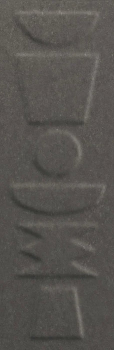Dettaglio Piastrella da rivestimento in ceramica serie Nok di 41zero42, effetto mattoncino primitivo opaco, formato 6.5x20 cm, Colore Totem Ebony