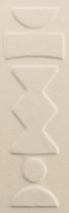 Nok Totem Ivory - Rivestimento Effetto Mattoncino Geroglifico 6.5x20