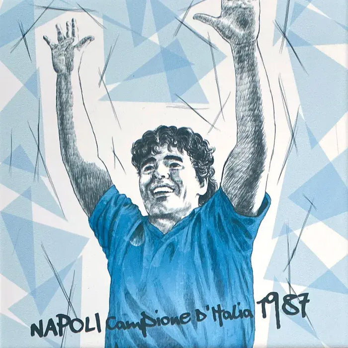 Rappresentazione napoli calcio Scudetto 1987